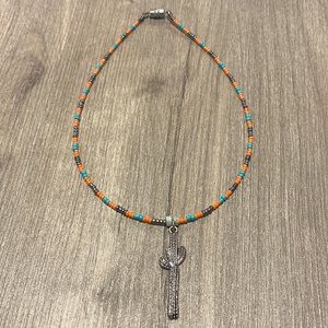 Hand made seed bead necklace